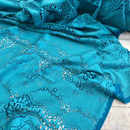 Amalfi Coast Aqua Lace