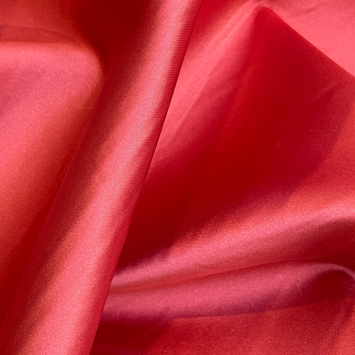 Rose bonded double face satin