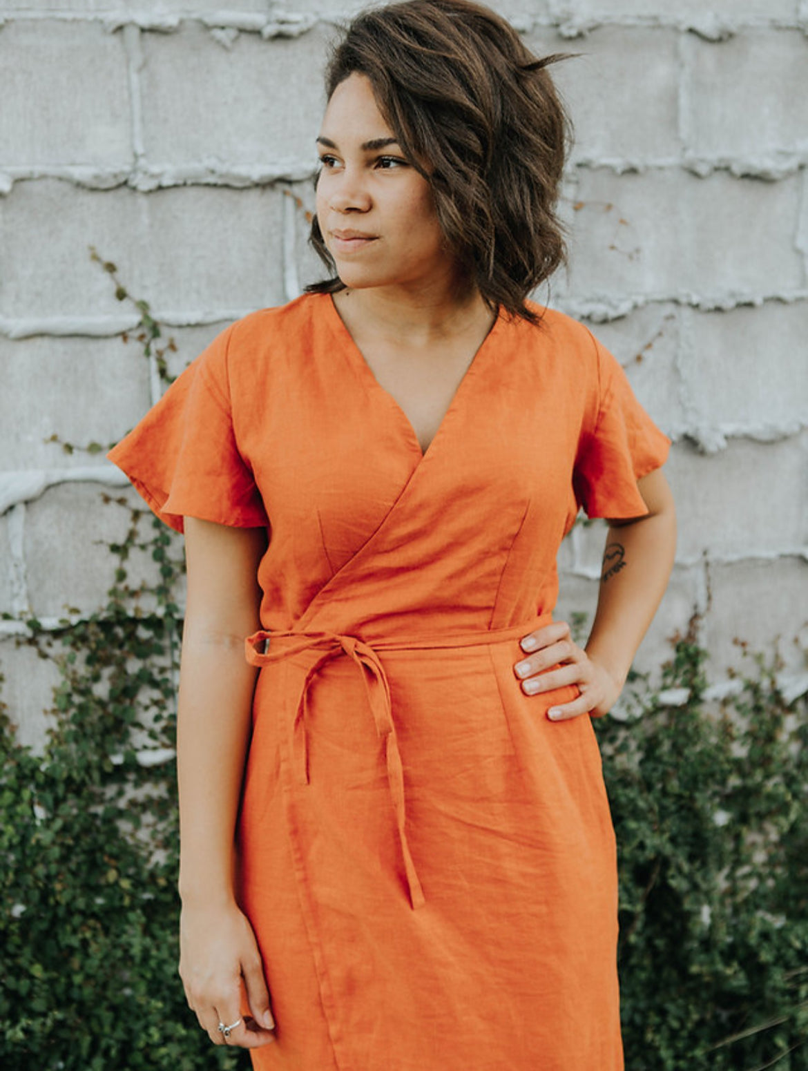 Sew to grow Charli Anne wrap dress paper pattern
