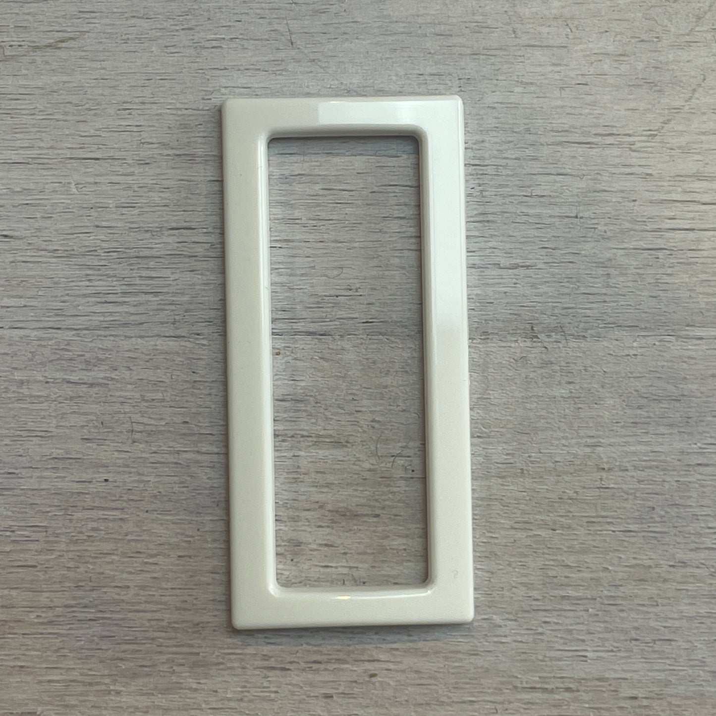 white matte 60mm rectangle spacer