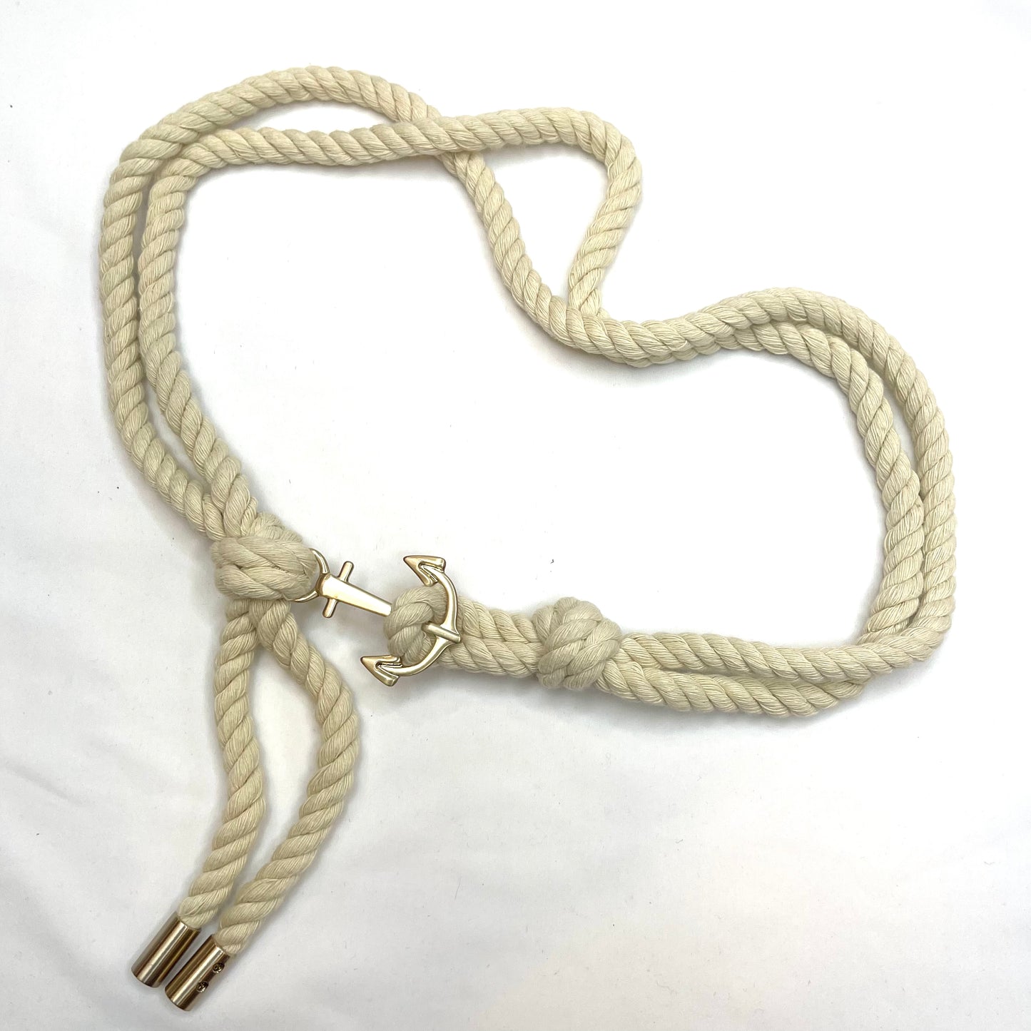 Natural Anchors Away Rope Tie Belt