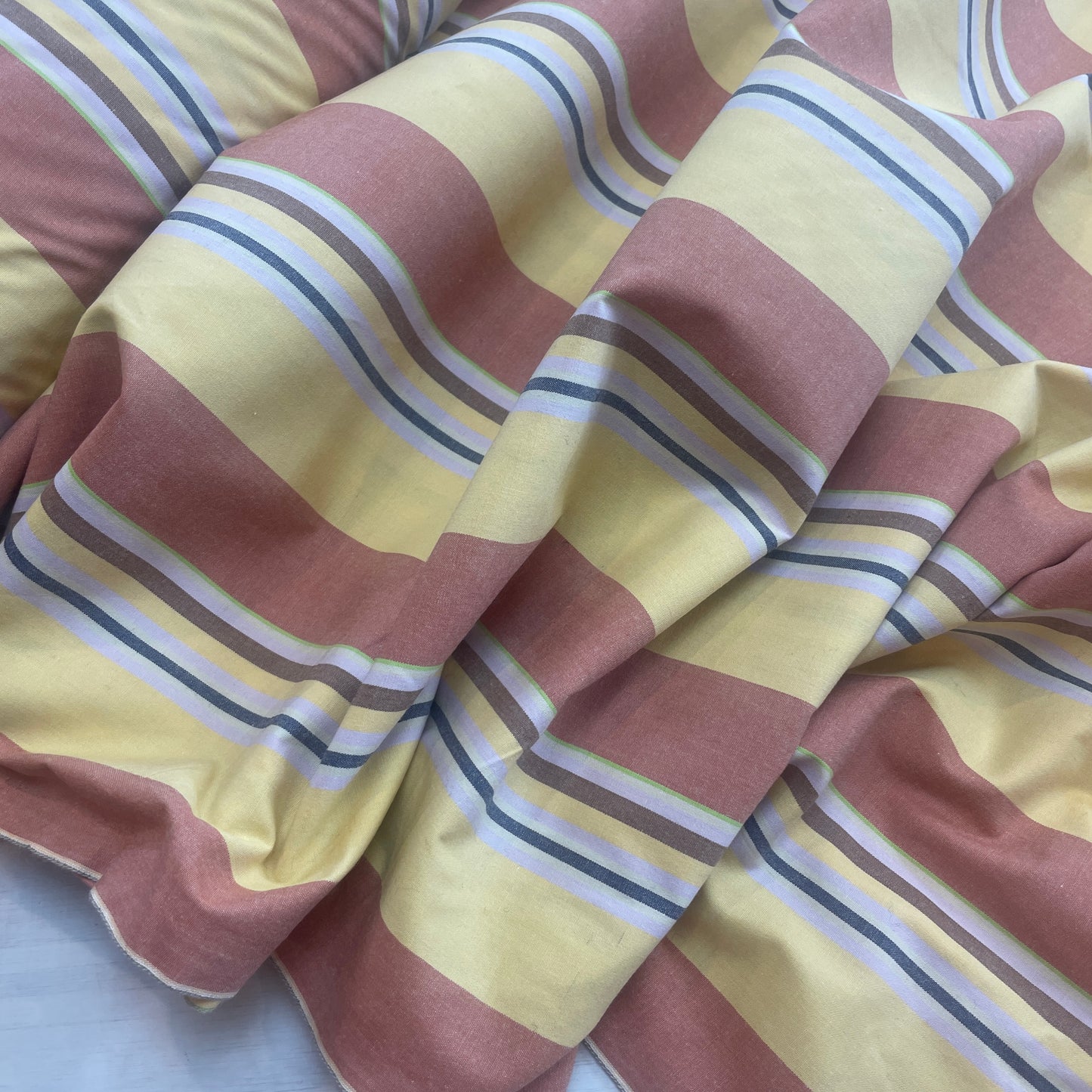 Sunset stripe Cotton Shirting