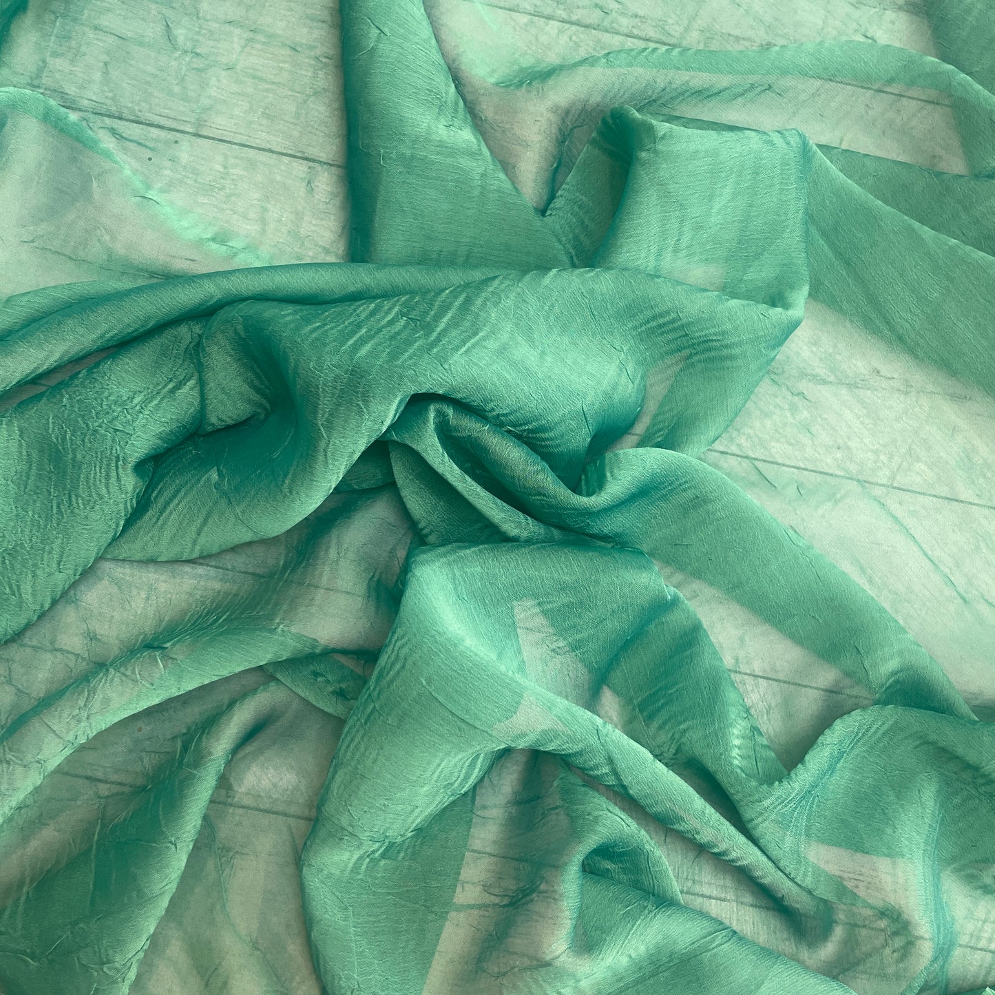 Sia emerald Crinkle Georgette