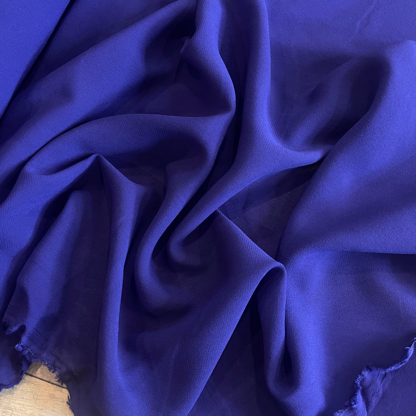 Royal stretch viscose double georgette