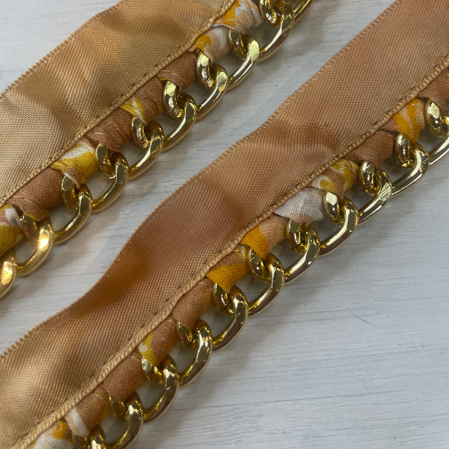 tan chain decorative edging trim pieces