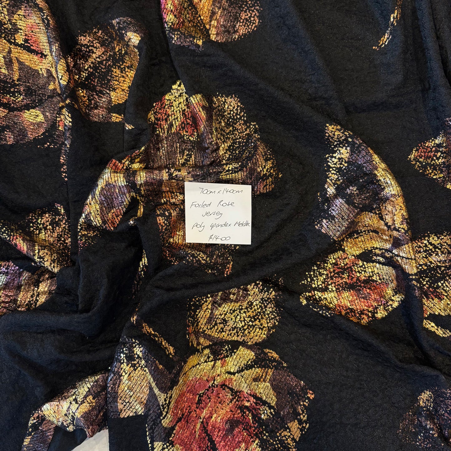 70cm Foiled Rose Jersey