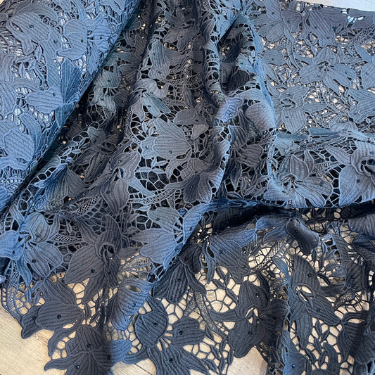 Lily airforce diamanté studded guipure