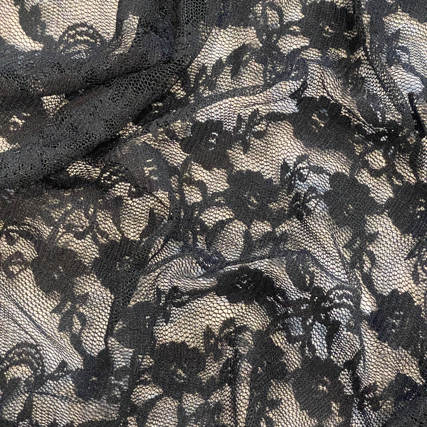 Florence black stretch lace