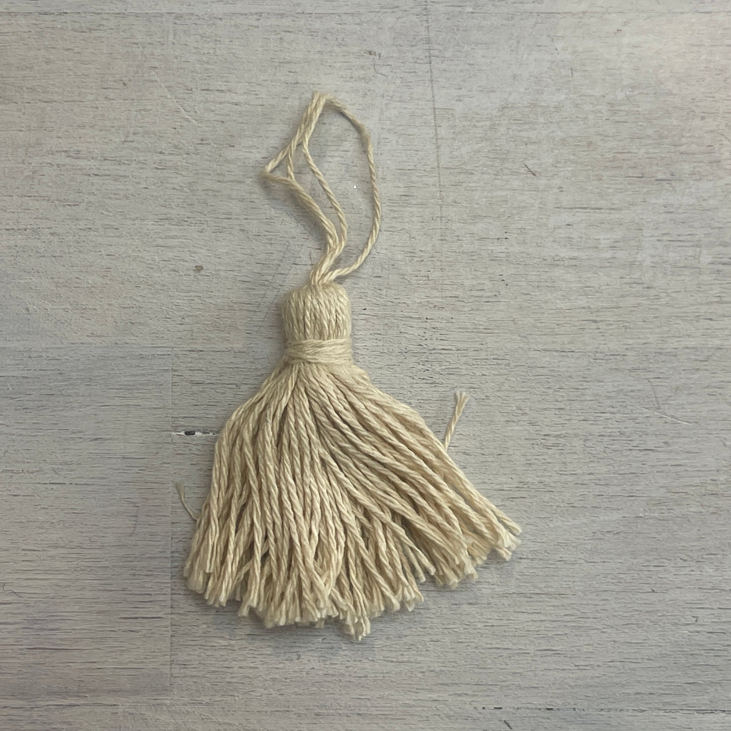 Natural cotton 55mm tassel