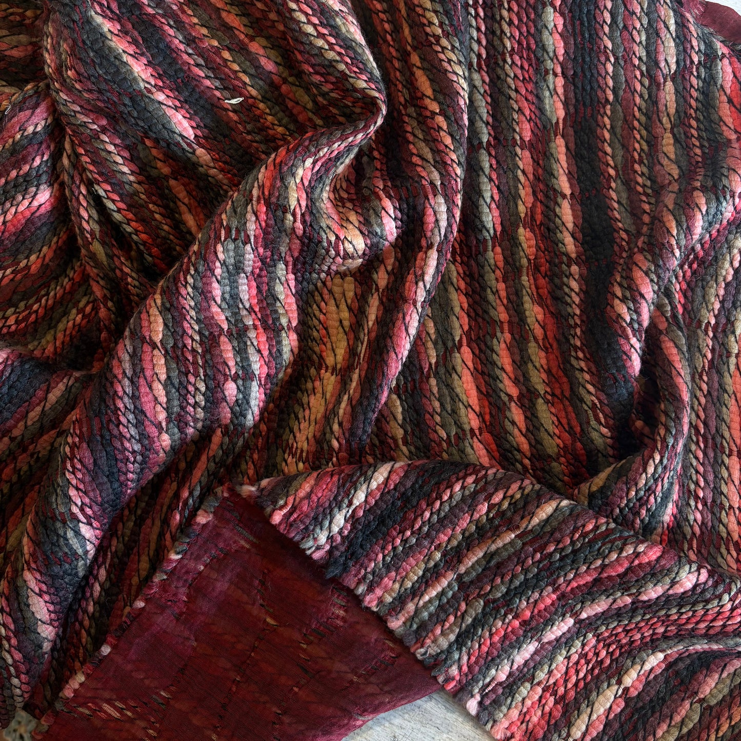 1.6m Flame Woven Wool Silk