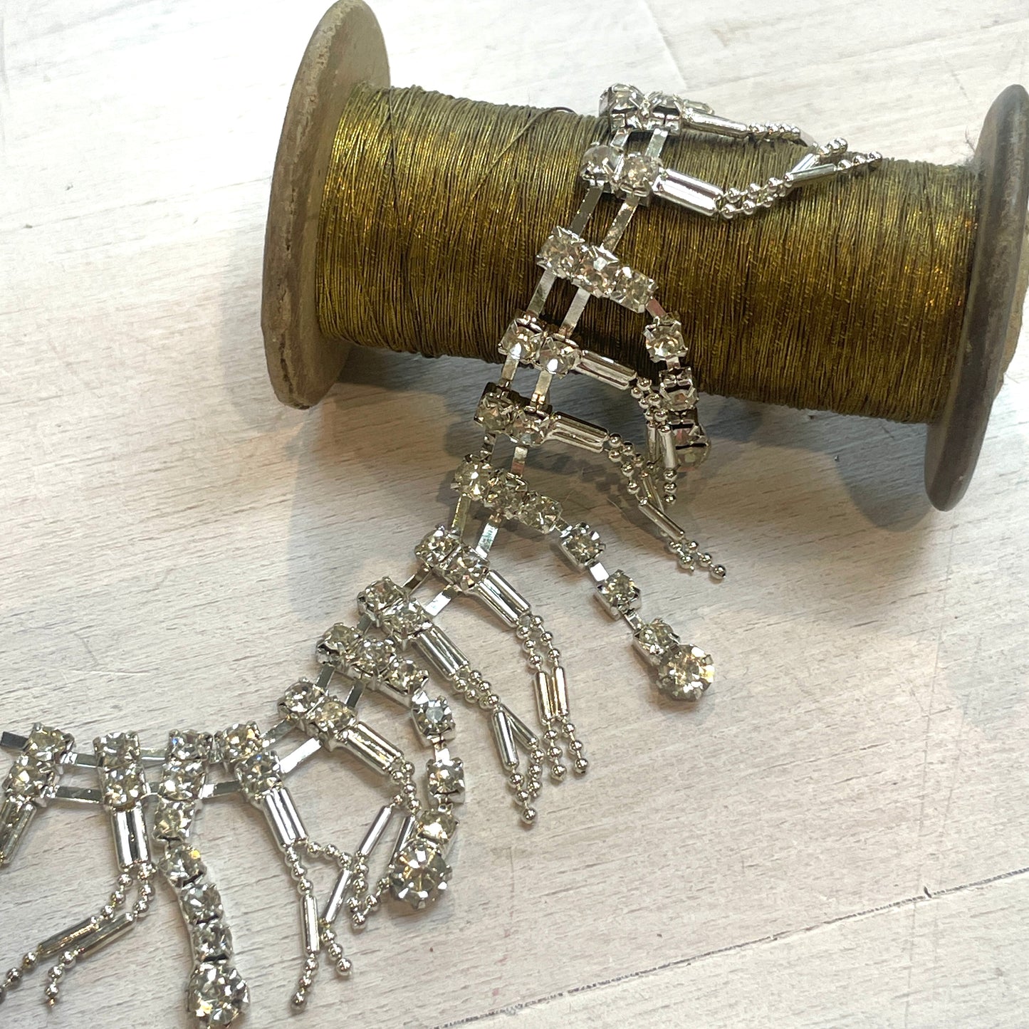 15cm Diamonte Trim Piece