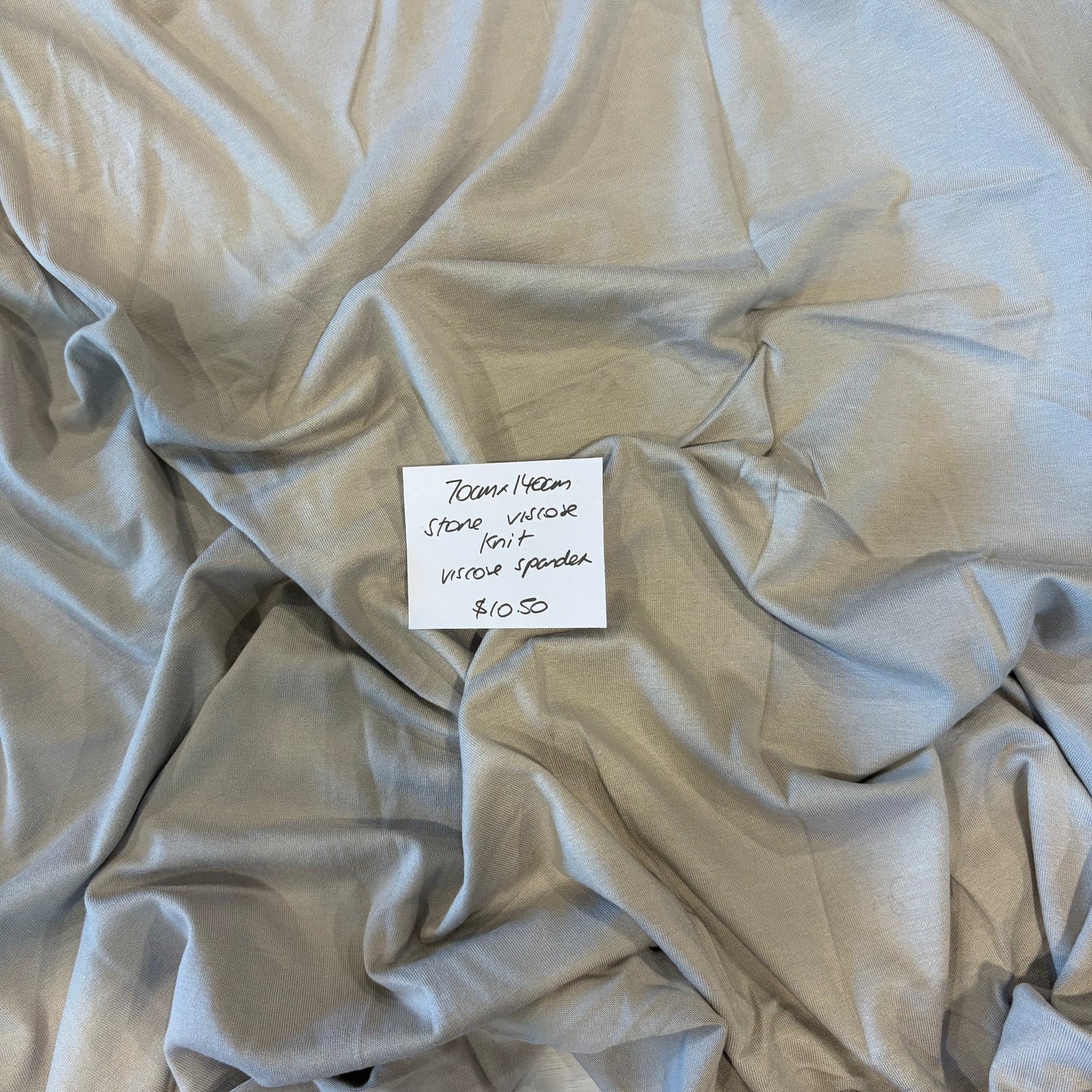 70cm Stone Viscose Knit