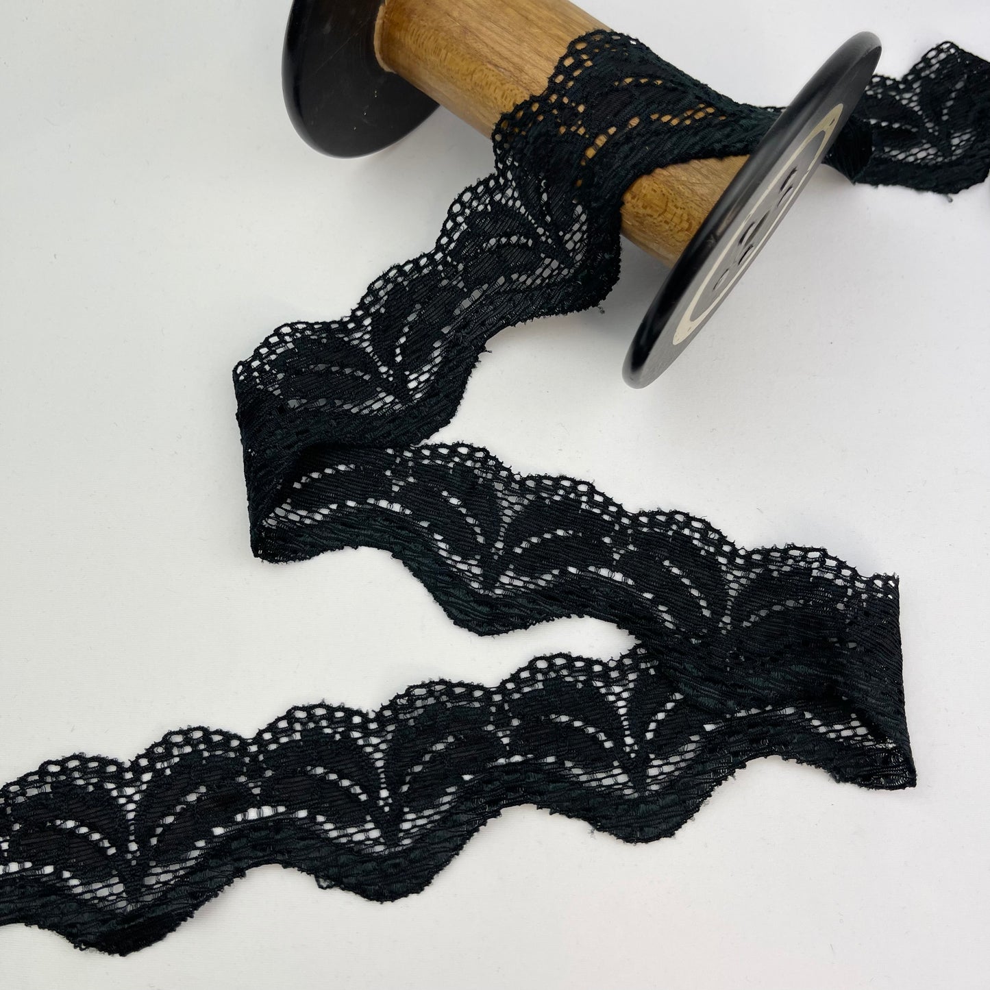 Ashley Black 45mm Stretch Lace