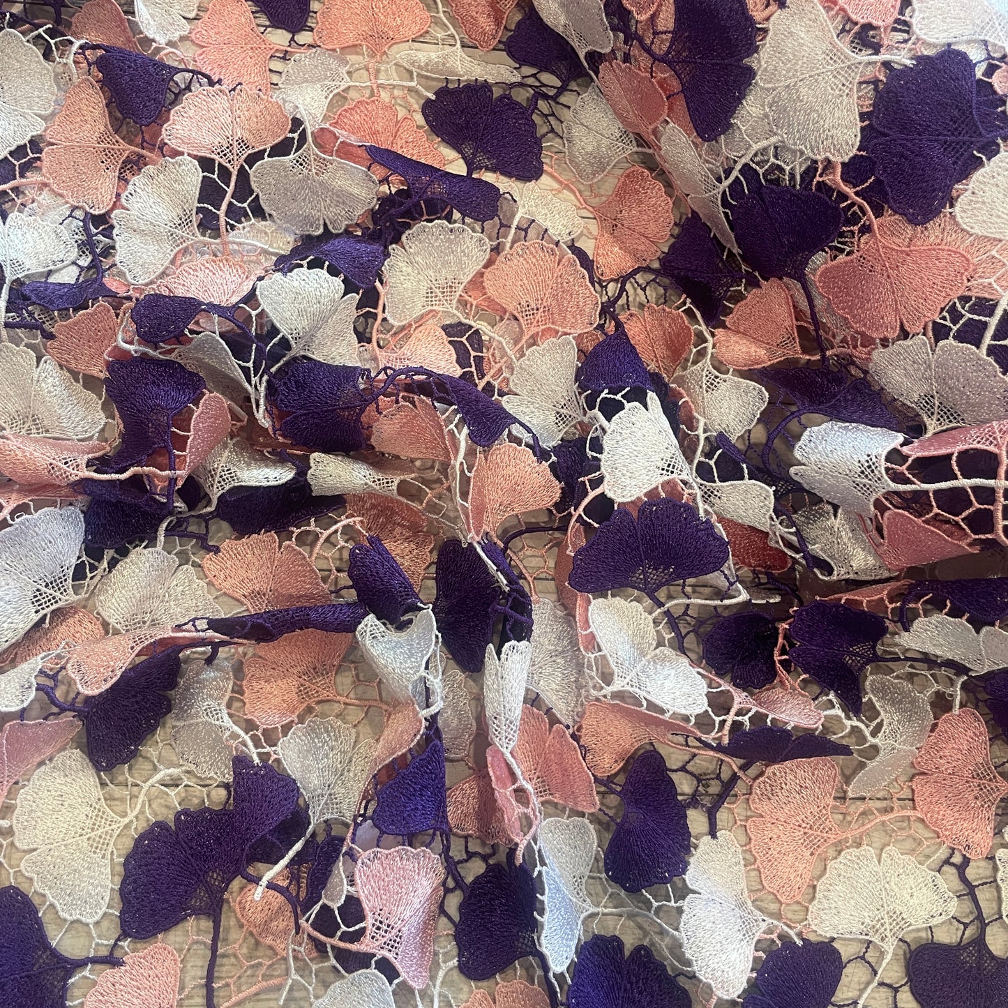 Pretty petals pastel Guipure Lace