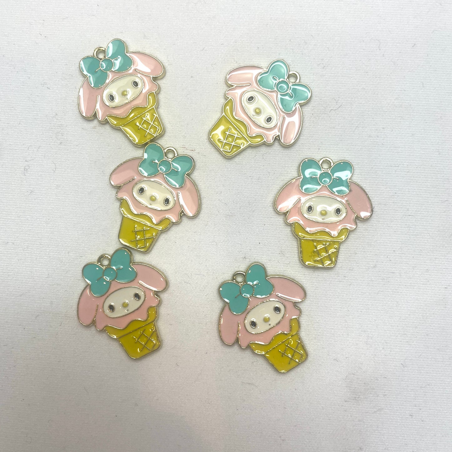 ice cream bunny charm