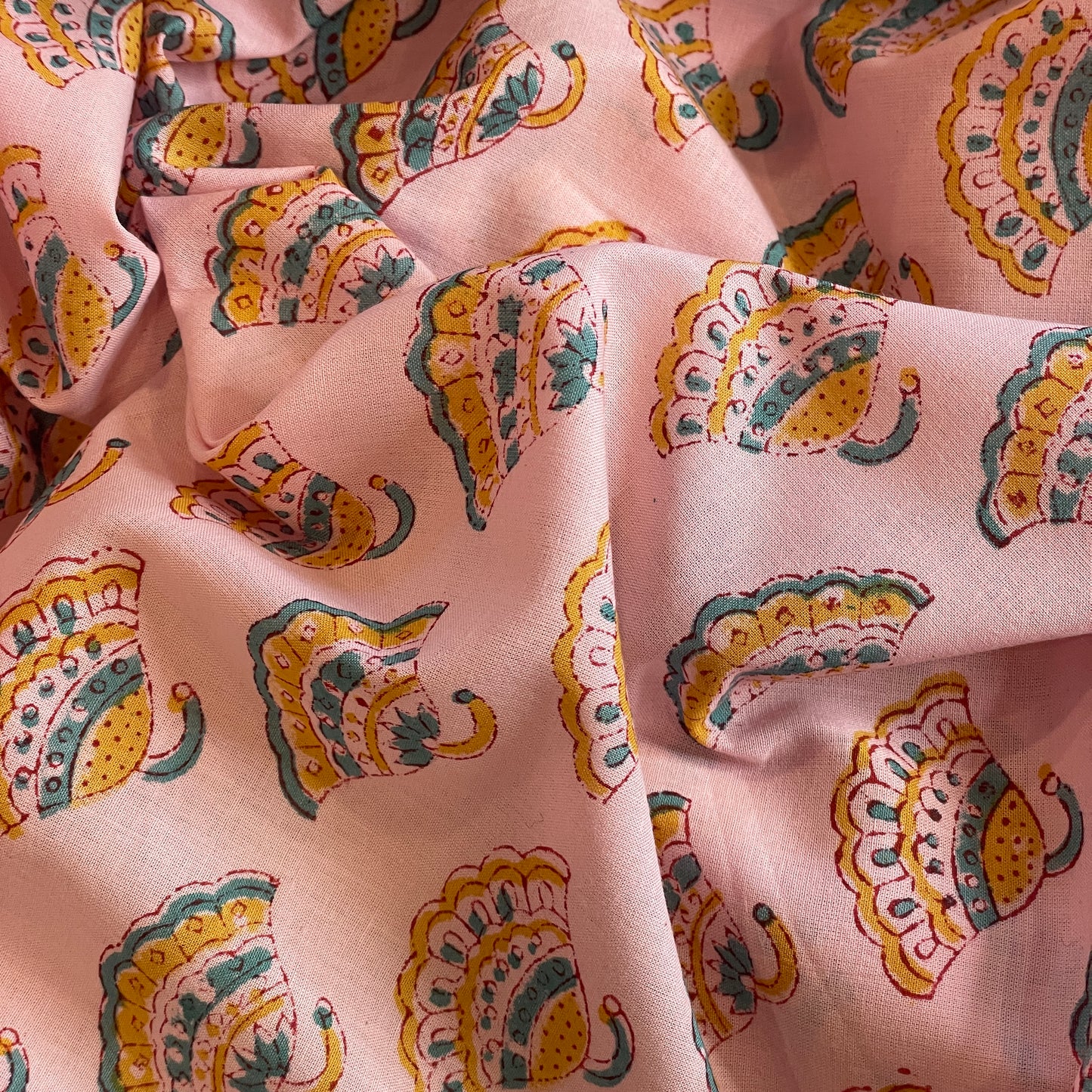 Janpath block print cotton voile