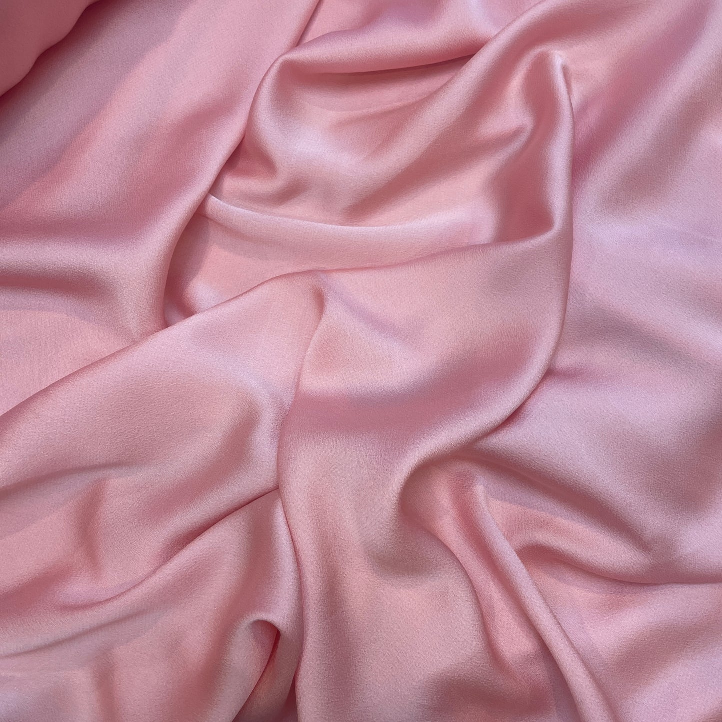 Elle peach lightweight stretch satin