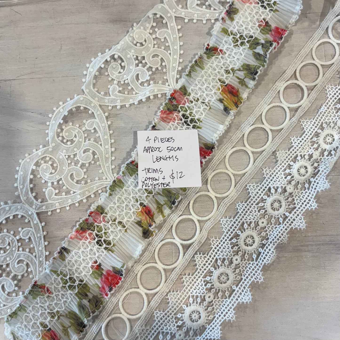 4 Pieces 50cm Length Trims