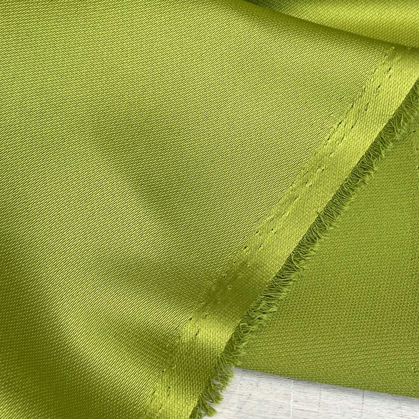 Lime Punch Luxury Drape Stretch Satin