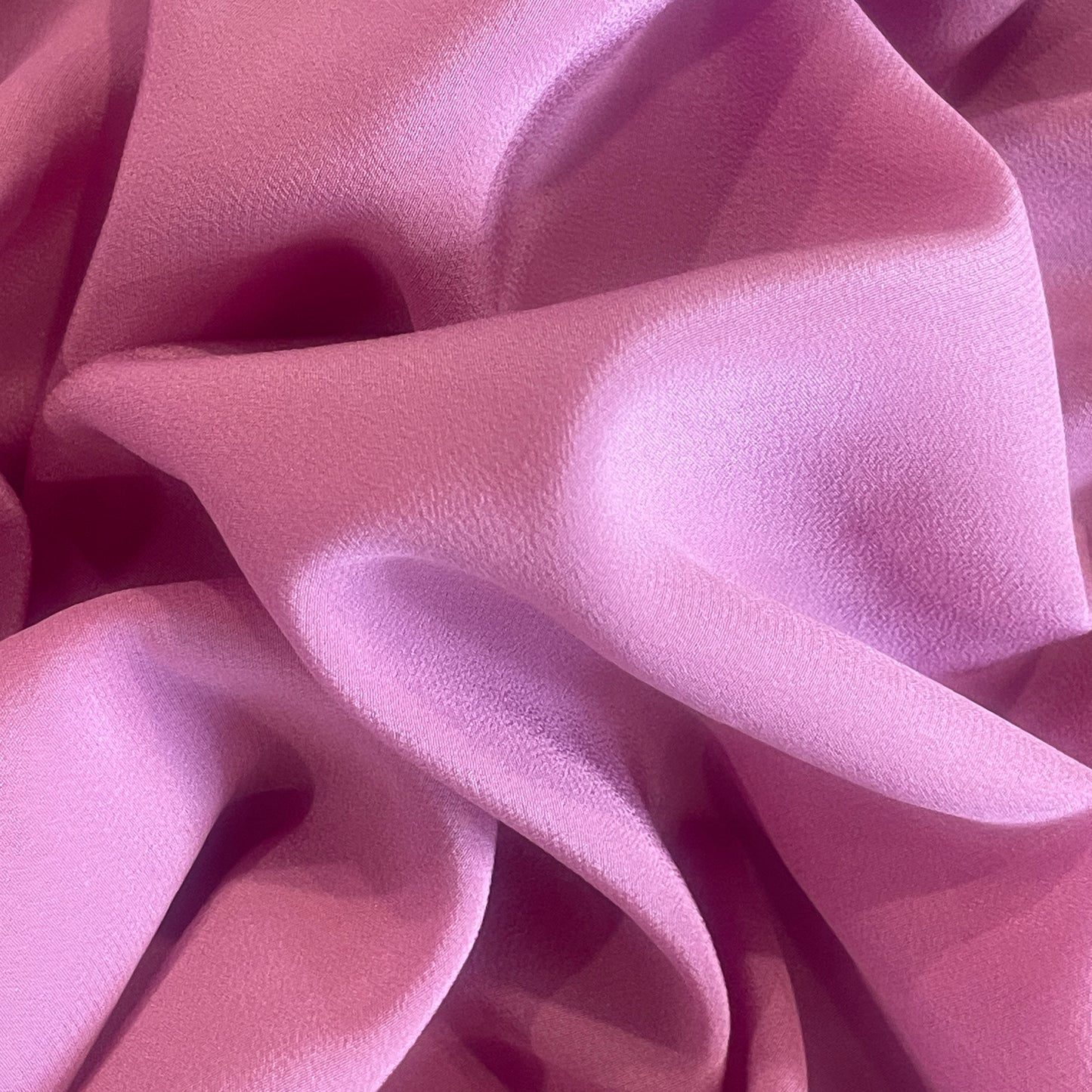 Orchid silk crepe de chine