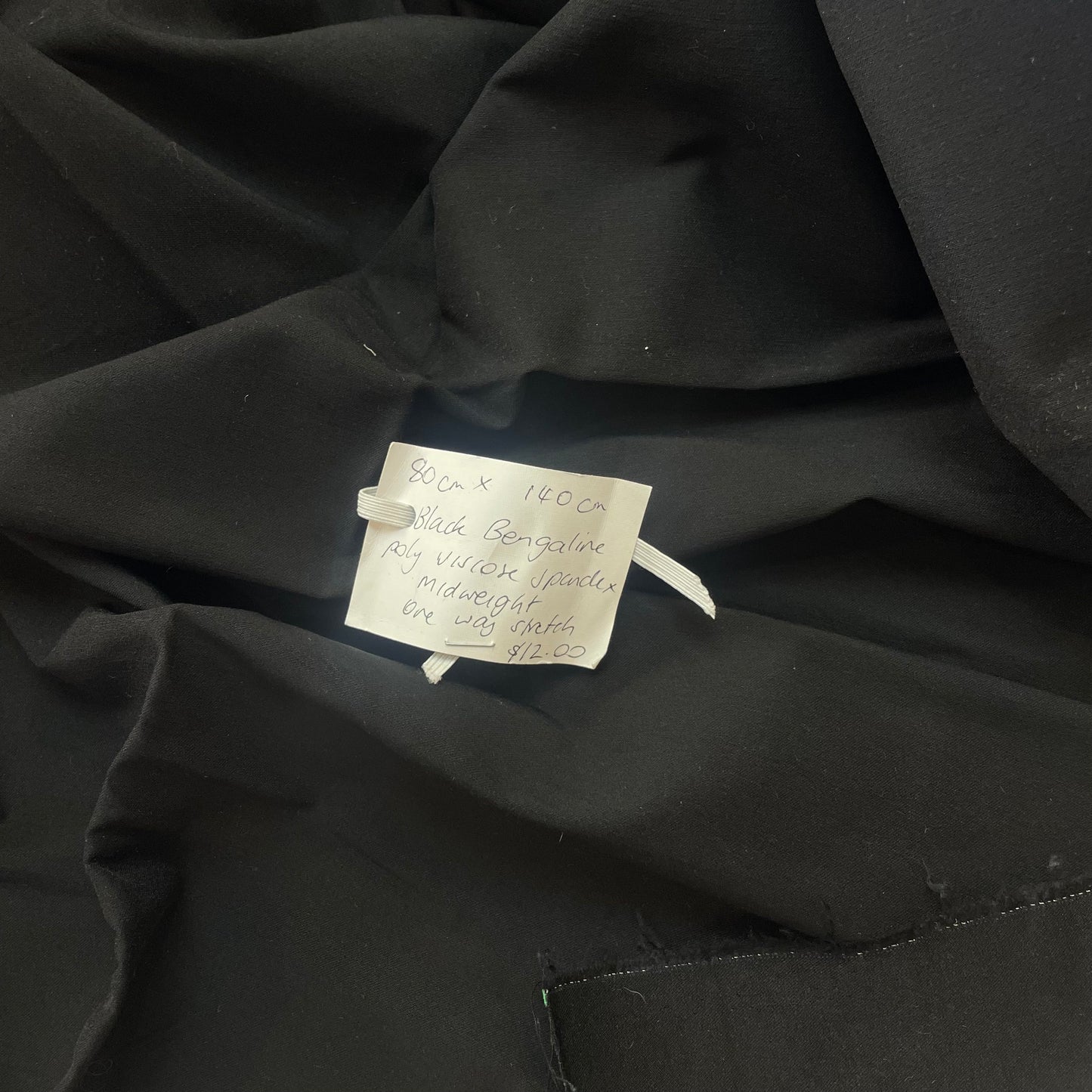 80cm Black Bengaline