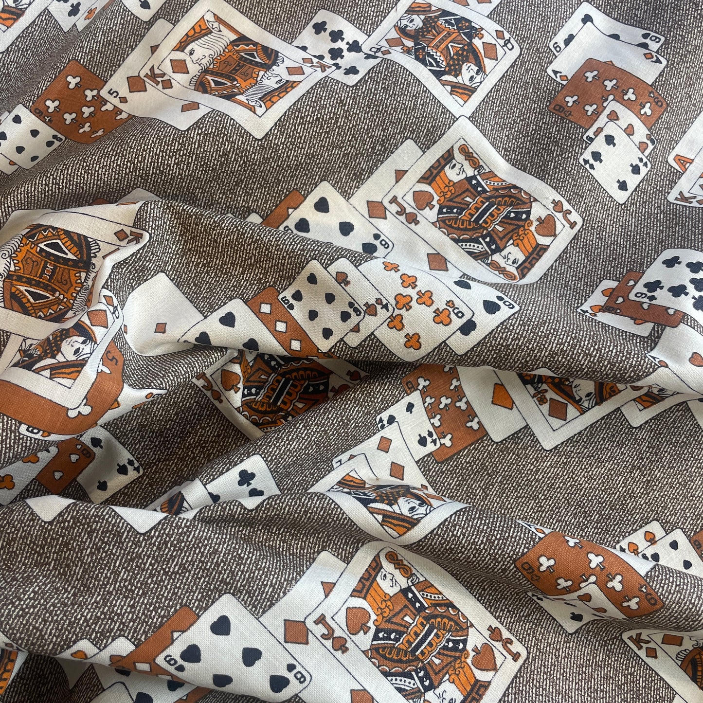 Poker face vintage cotton