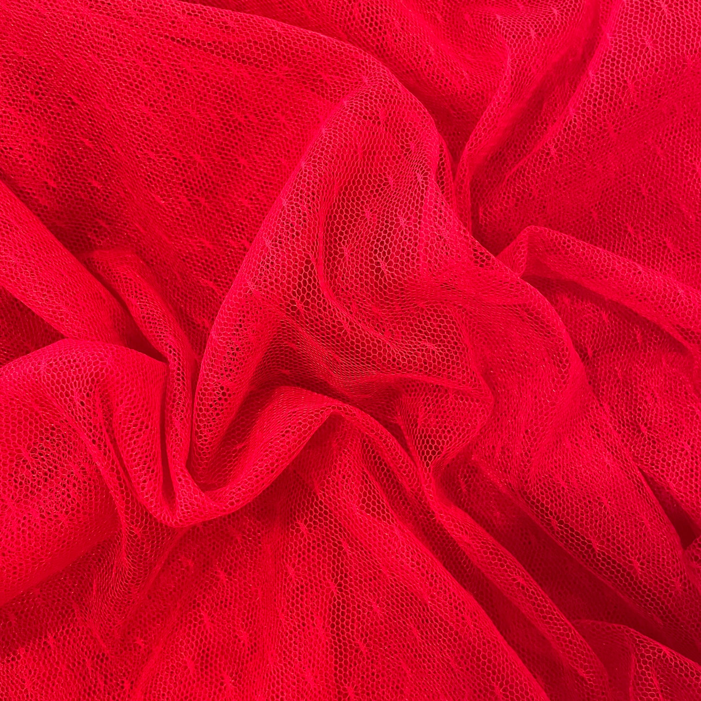 4.5m red hail spot tulle