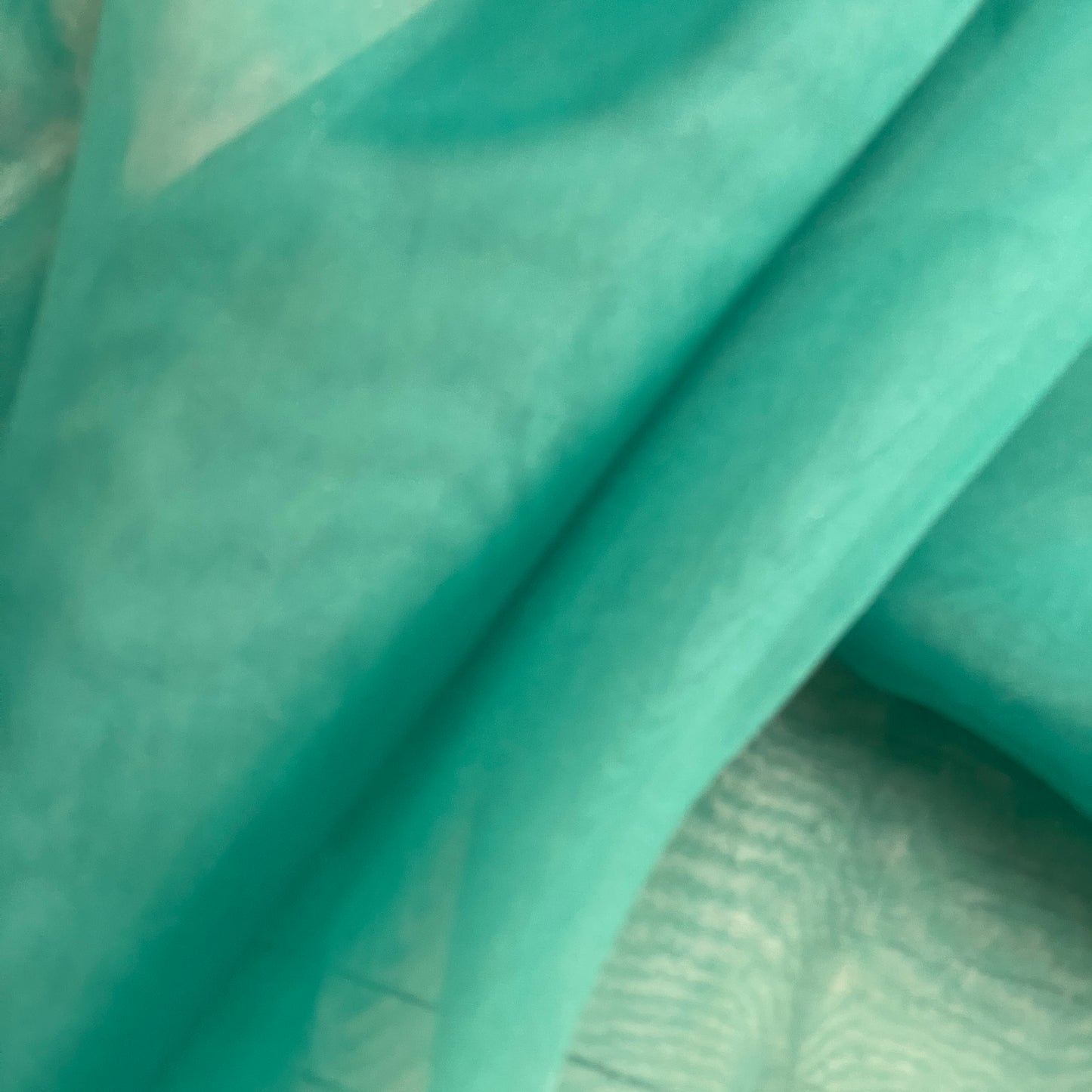 Jade green Organza