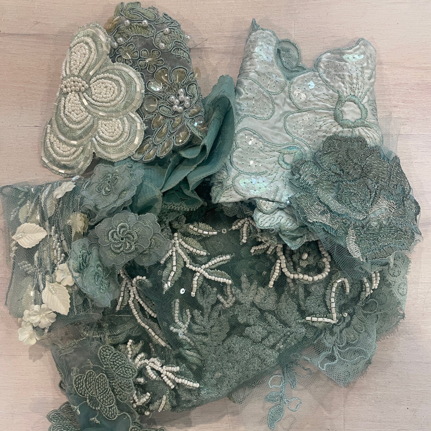 Verdigris earth green couture pack