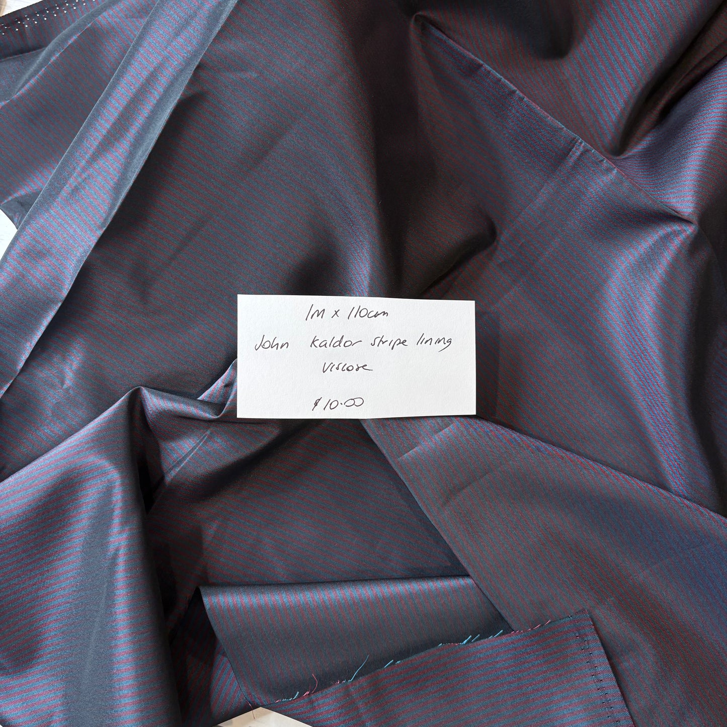 1m John Kaldor Stripe Lining