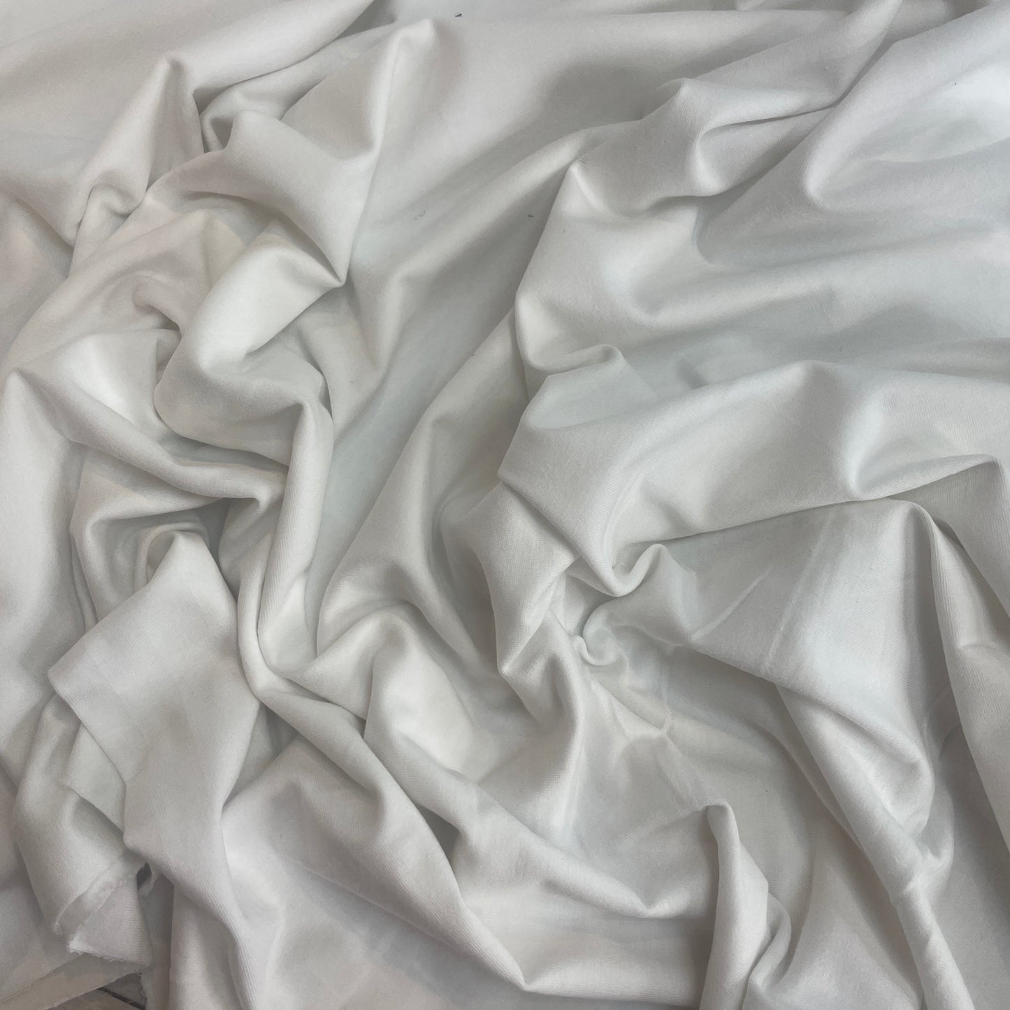 White lightweight cotton lycra