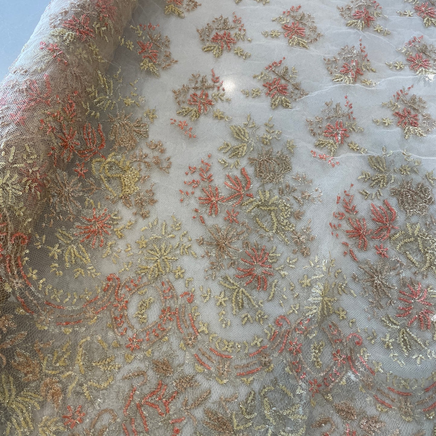 Riechers Marescot sunset French sequin lace