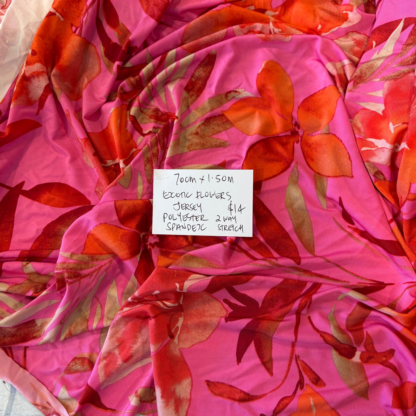 70cm Exotic Flowers Jersey