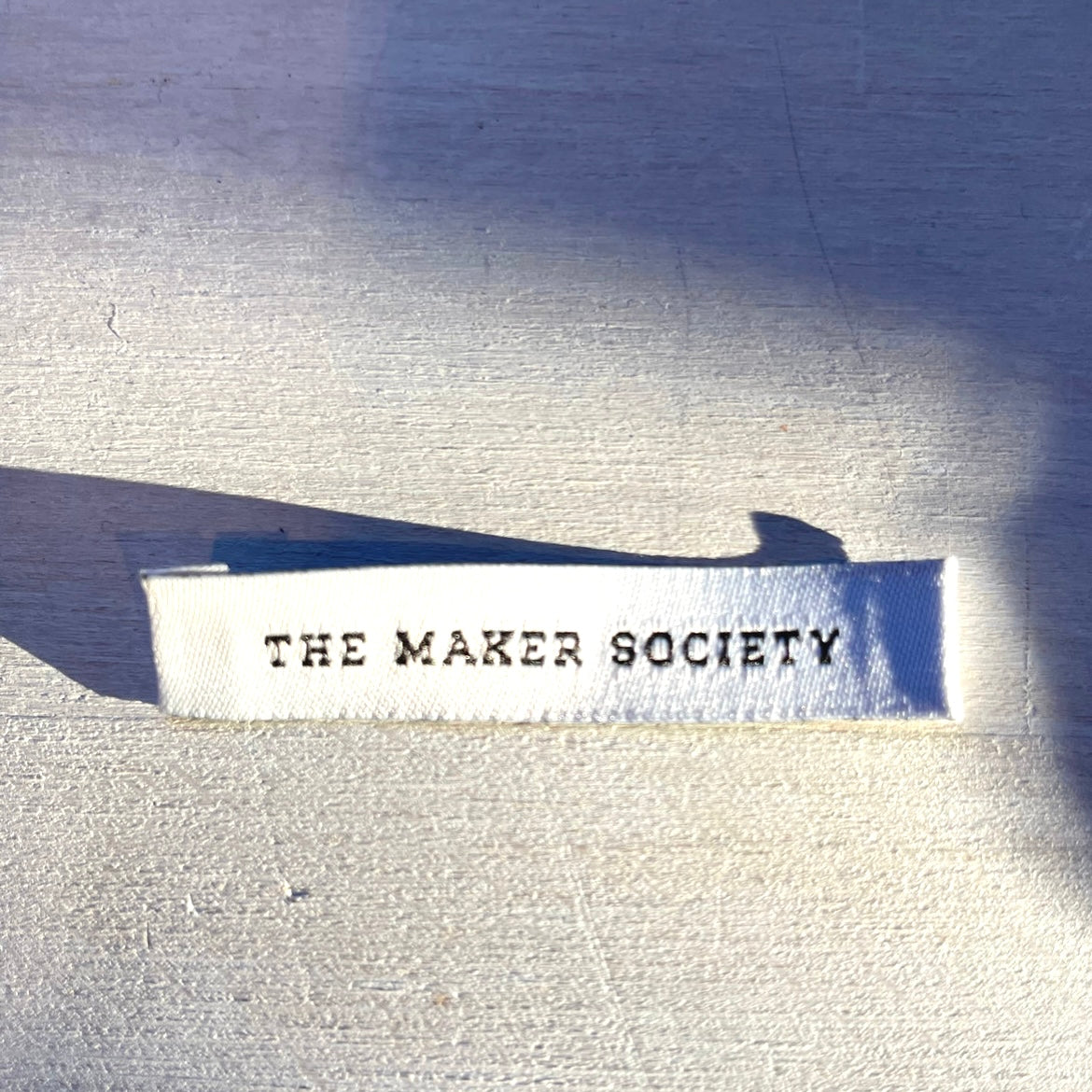 Set of 8 The maker society cloth labels