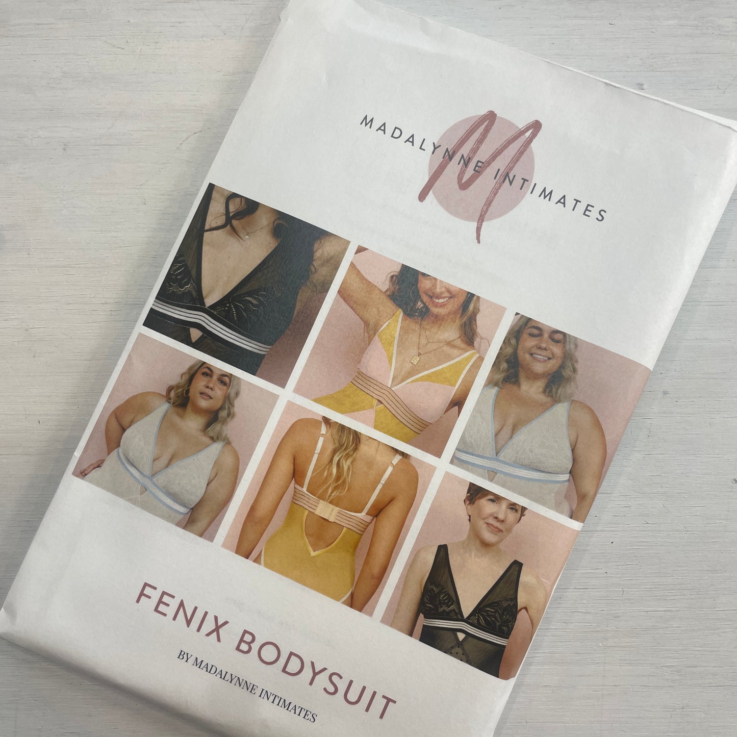 Madalynne intimates fenix bodysuit paper pattern