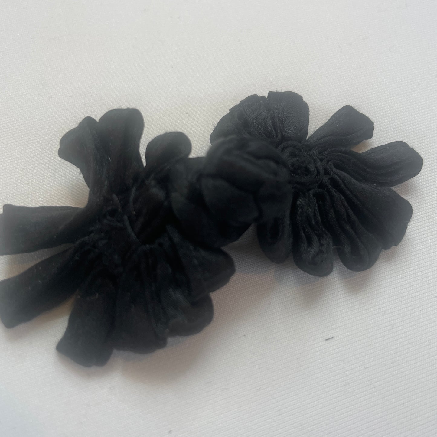 black satin frog closure