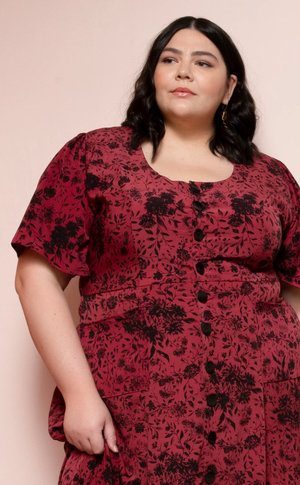 Friday pattern company Hughes dress paper pattern