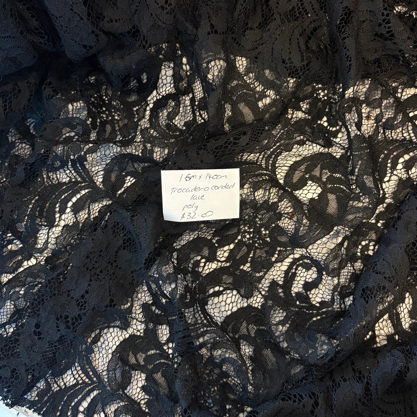 1.6m Trocadero Corded Lace