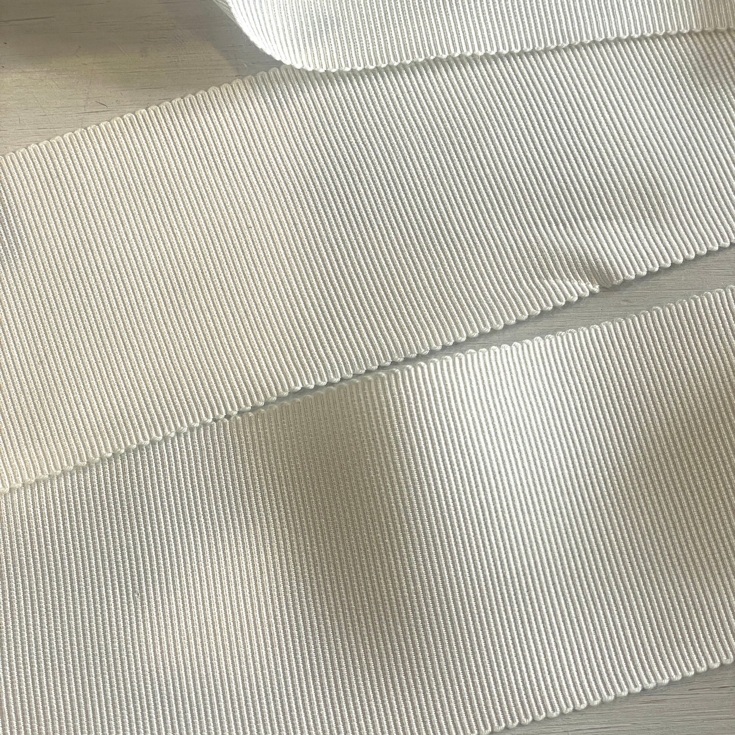 Ivory 50mm grossgrain ribbon