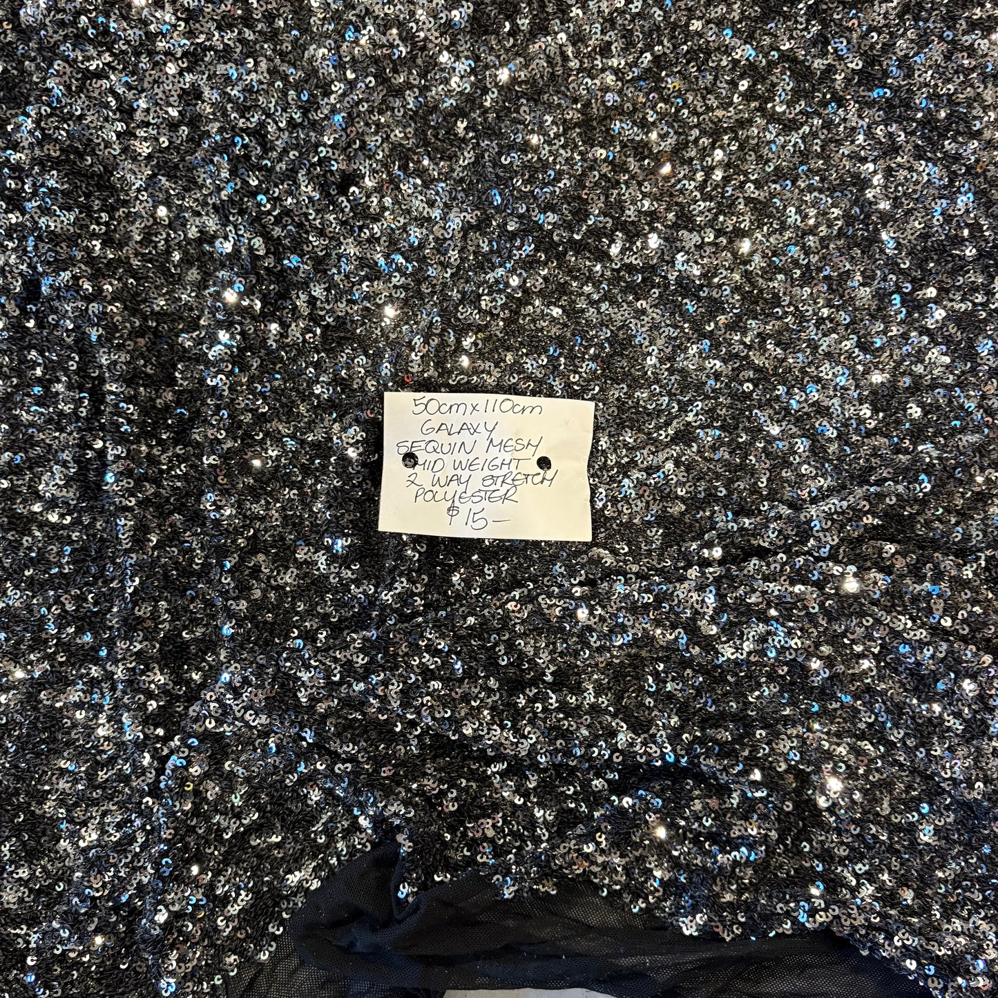 50cm Galaxy Sequin Mesh