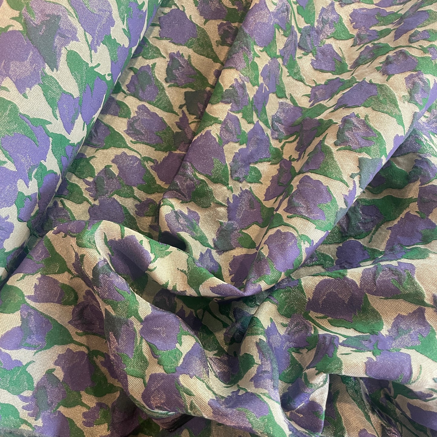 Tulip fields jacquard brocade