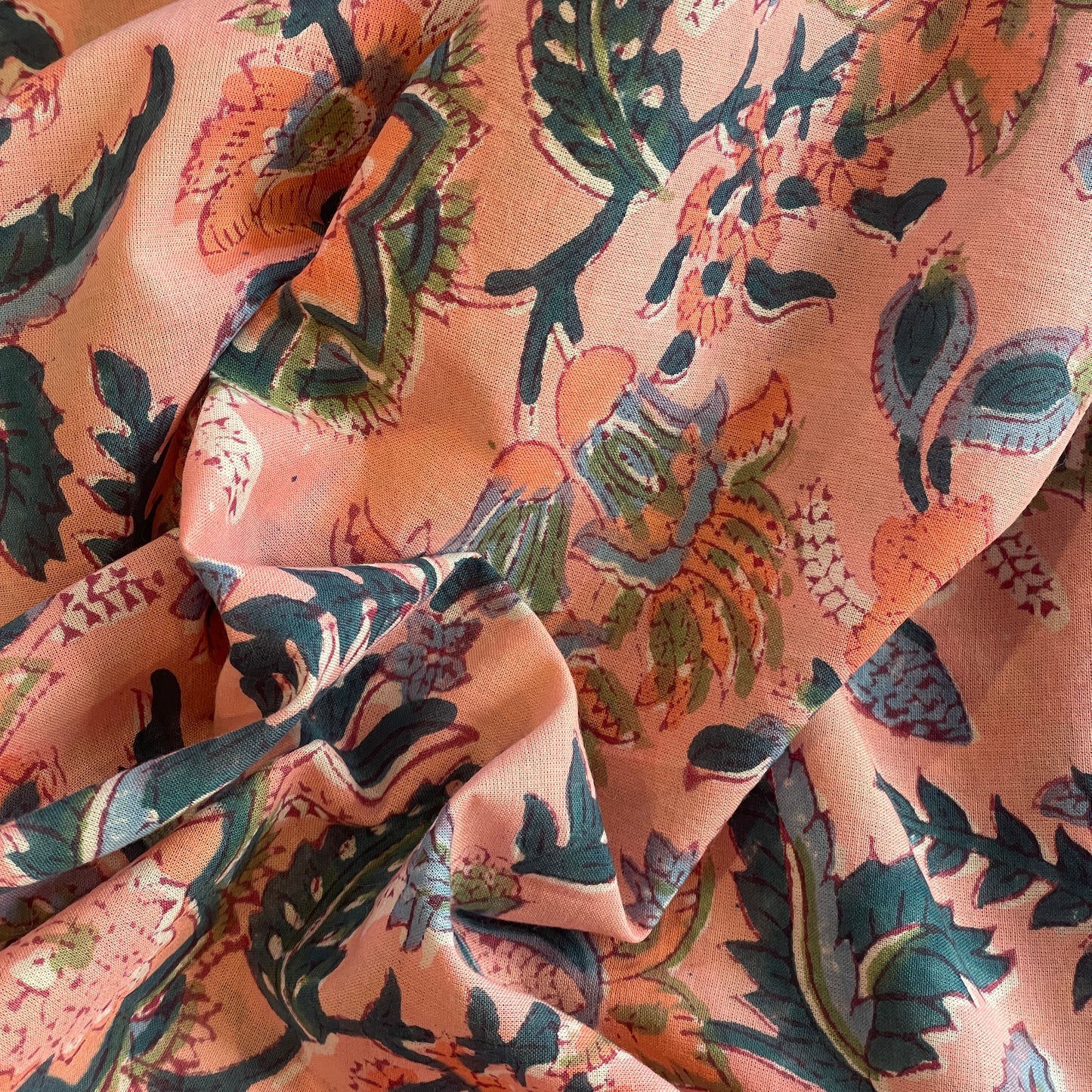 Palolem block print cotton voile
