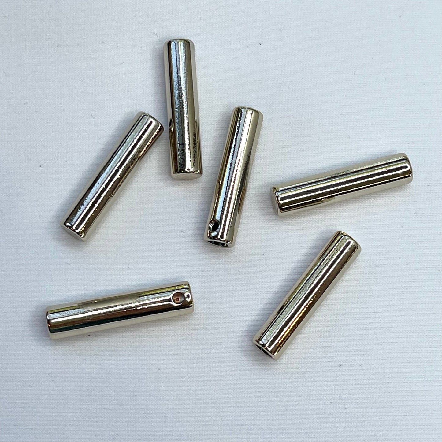 Gold Metal Tube Toggle Ends