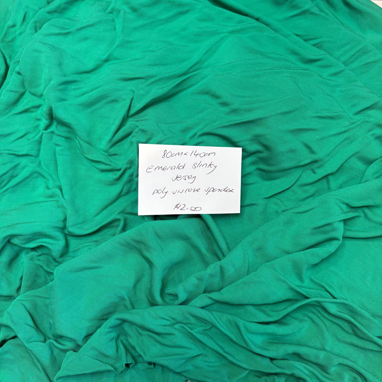 80cm Emerald Slinky Jersey