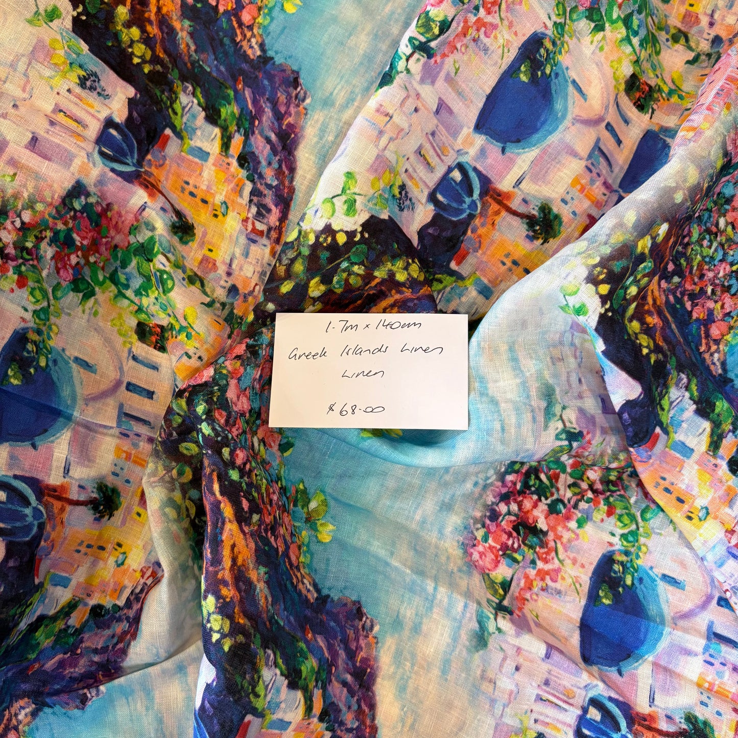 1.7m Greek Islands Linen
