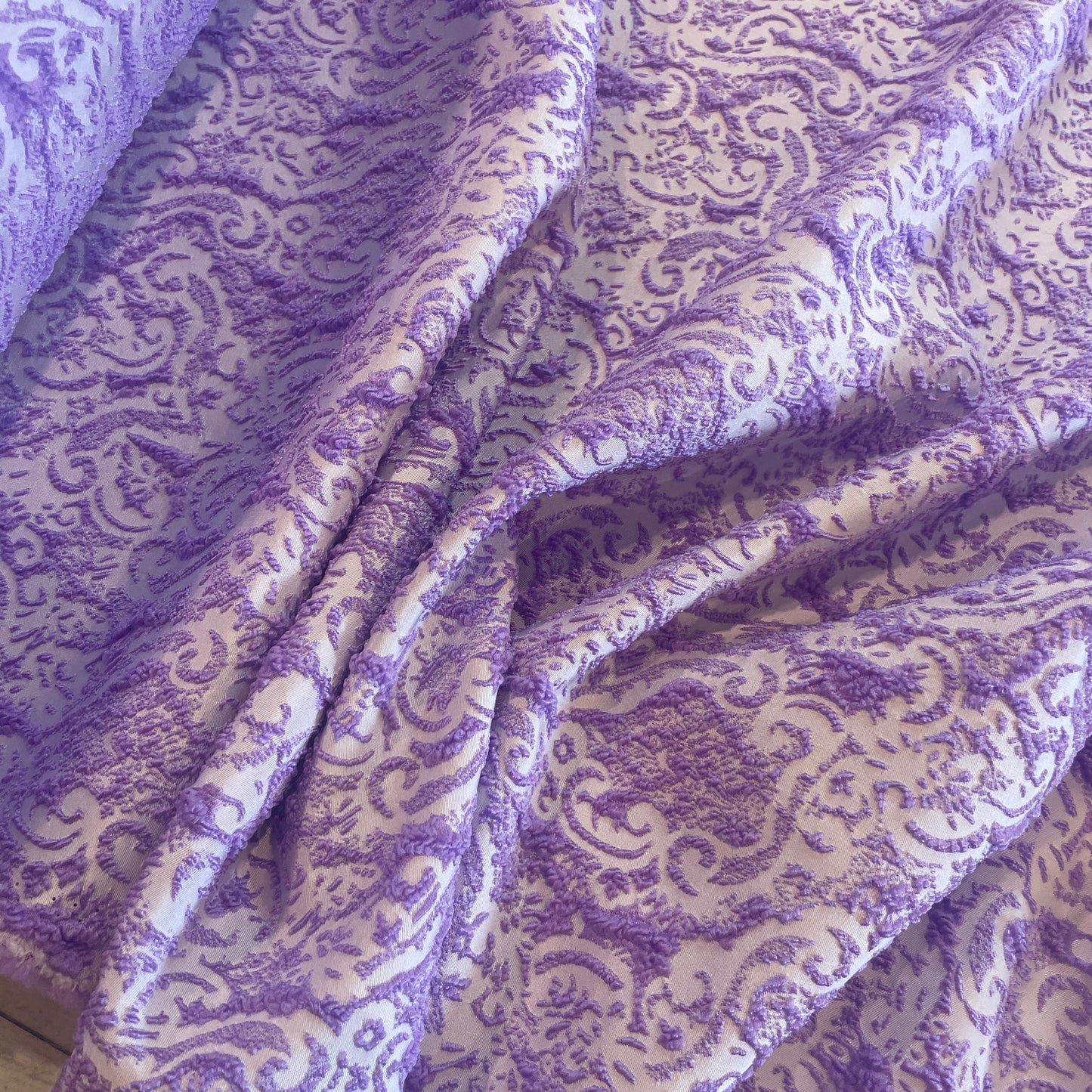 Mauve tide jacquard brocade