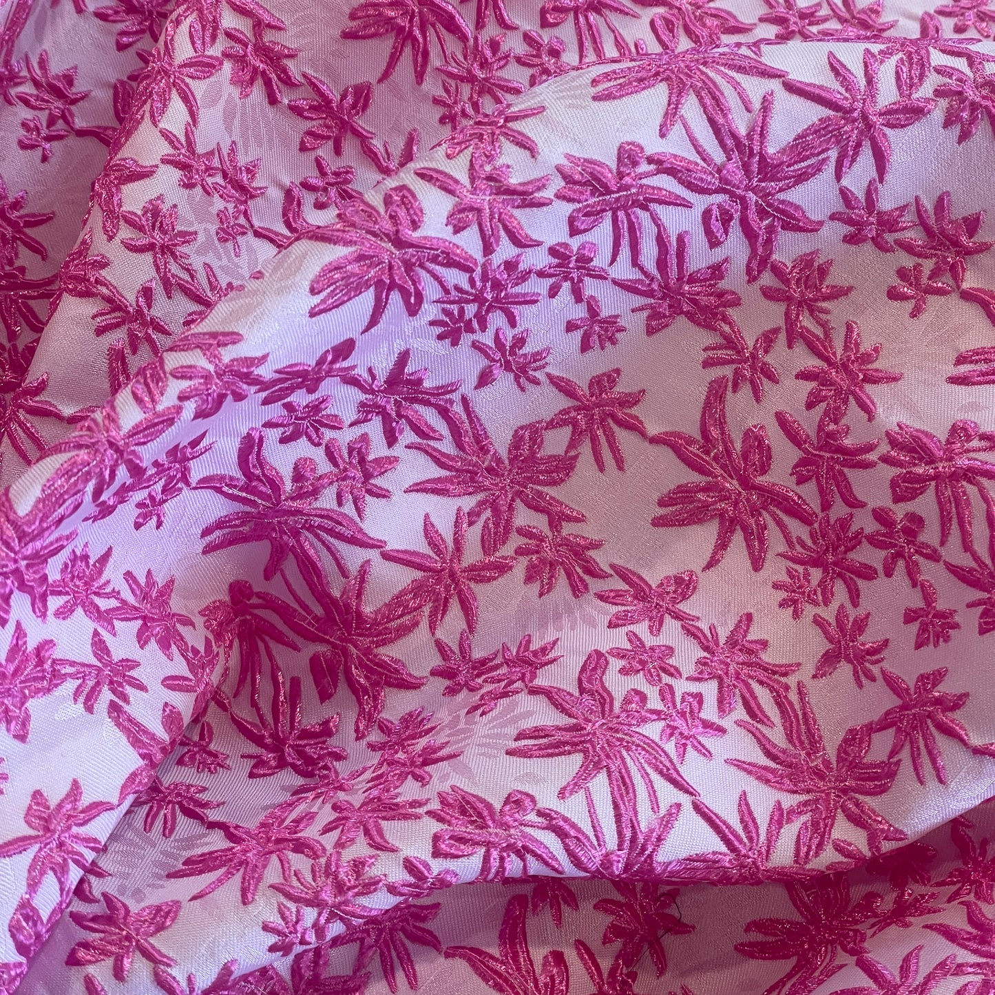 Falling daisies jacquard brocade