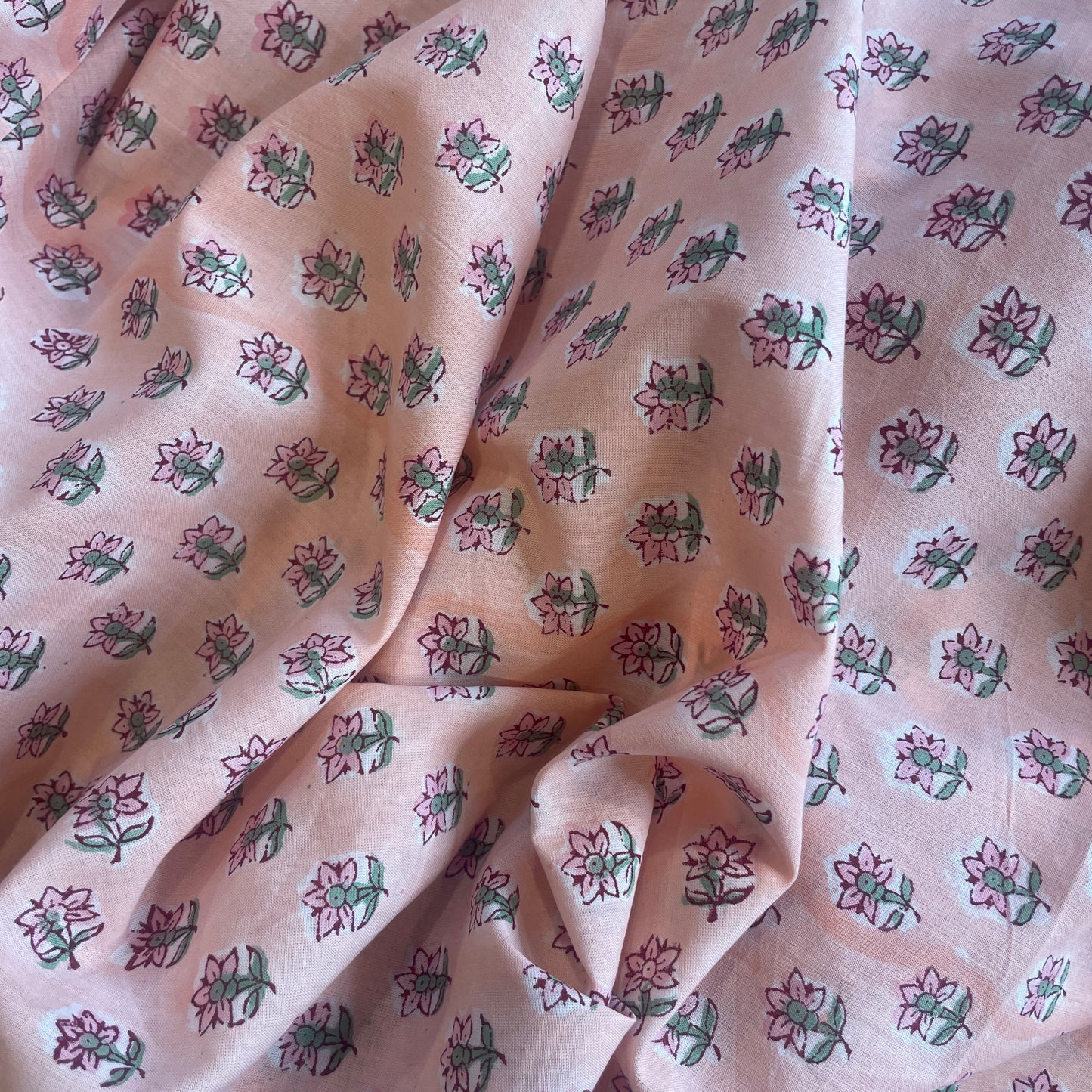 Charminar block print cotton voile
