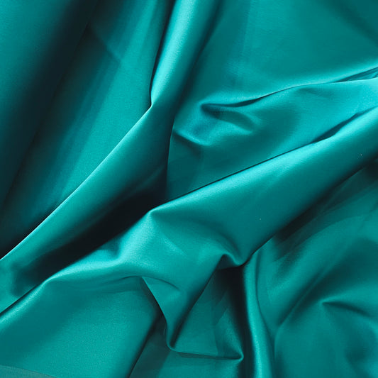 Jade stretch satin