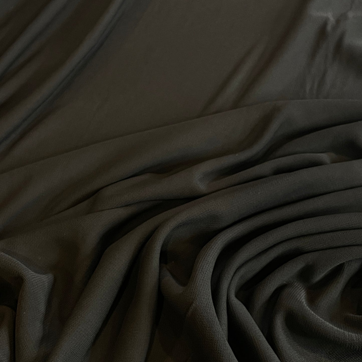 Jessica black slinky viscose crepe knit